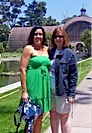 Denise Fasce & Maureen McKenna in front of the Arboretum