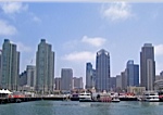 View of San Diego Harbor and skyline