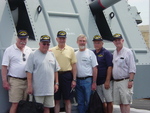 Jack Turley, Joe Trytten, Rick Banks, Don Haslett, Bill Rennicke & Dave Loring onbd Battleship Massachusetts