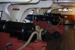USS Constitution below decks battery